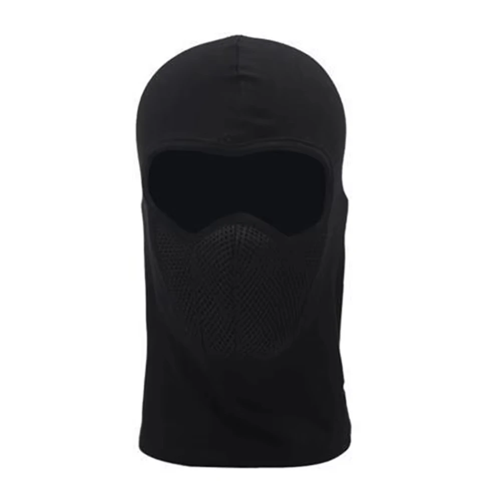 Motorcycle Headgear Men Women Summer Outdoor Riding Ice Silk Mask Full Face Neck Fishing UV Breathable Sun Hat Patchwork Style