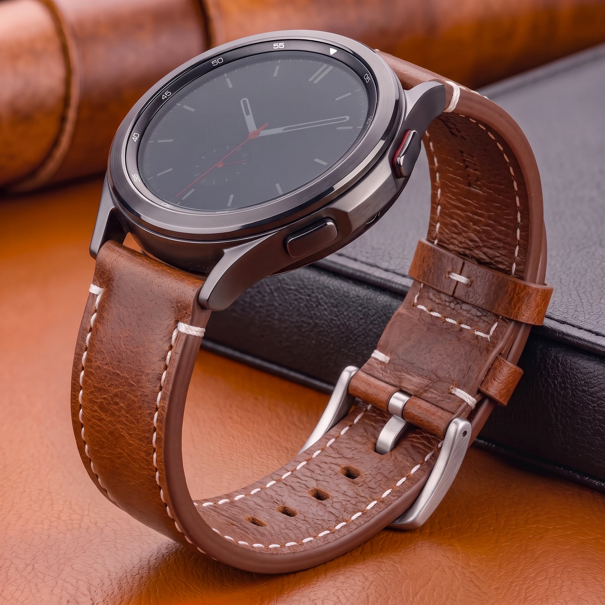 Smartwatch Vintage Watches For Women - Correa de reloj de cuero de