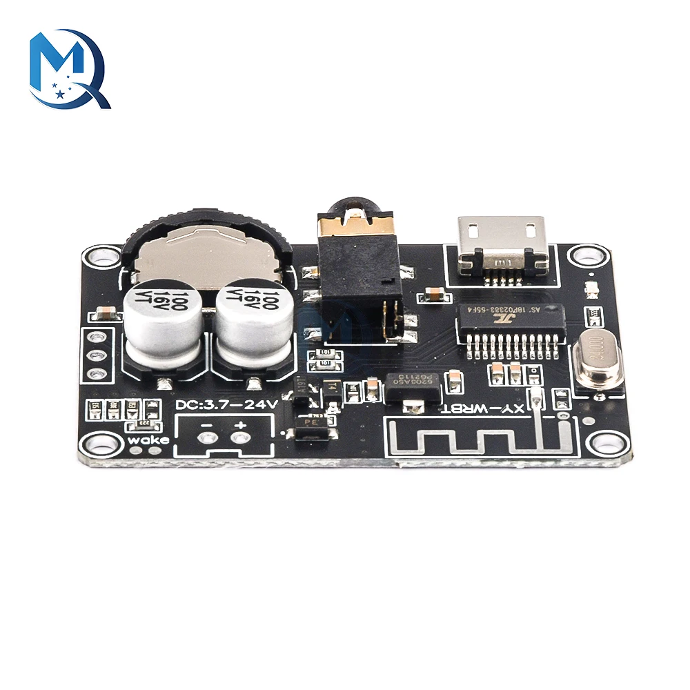 DC3.7-24V Bluetooth 5.0 Stereo Audio Decodierung Board Typ-C USB Dual Channel Decodierung Board