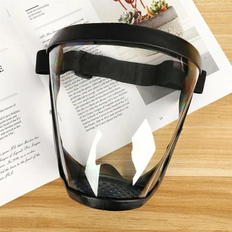 

Прозрачный защитный щиток для всего лица, многоразовая пылезащитная противотуманная маска, рабочая защитная маска с фильтрами, инструменты для домашней кухни