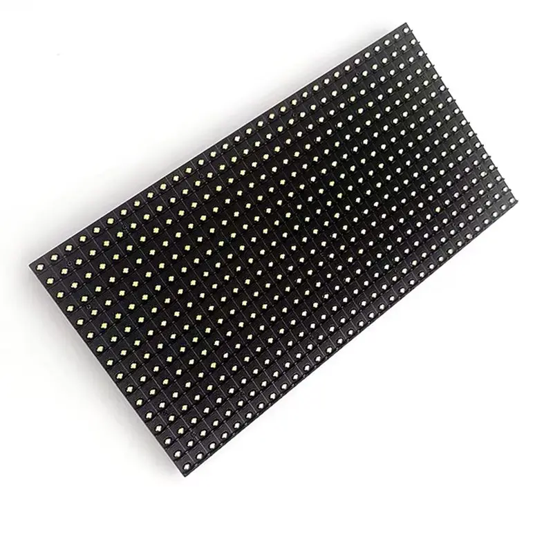 AT12 Mobile Phone Compatible LED Red Display Screen P10 Outdoor Waterproof Scrolling Text Advertising Board Module 320X160mm