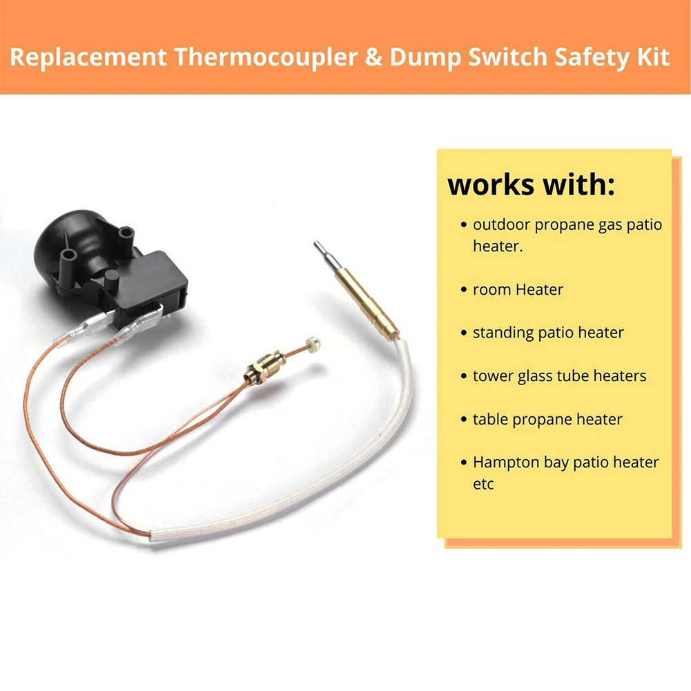 

Brand New Thermocouple Tilt Switch 15A Weak Current Switch Accessories Dump Switch For Gas R≤10 MΩ Heater Repair Parts