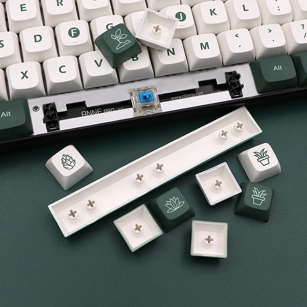 GMK-KEY Botanical Gardens XDA Keycap Japanese Key Cap For dz60/RK61/64/68/75/84/980/104 Keyboard gmk Keycaps 7u Split Spacebar