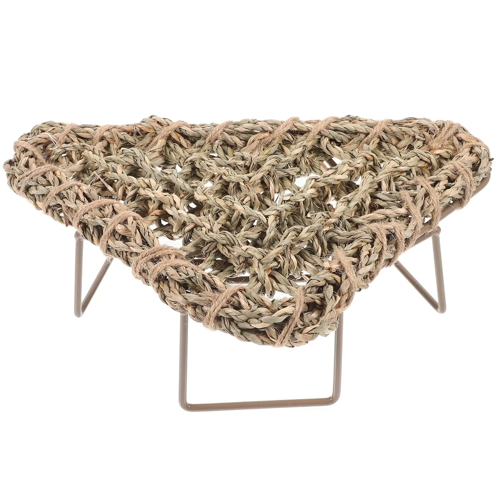 

Lizard Bed Bearded Dragon Lounger Climbing Straw Reptile Toy Sleeping Accessory Pet Resting Mat Small Animals Plaything