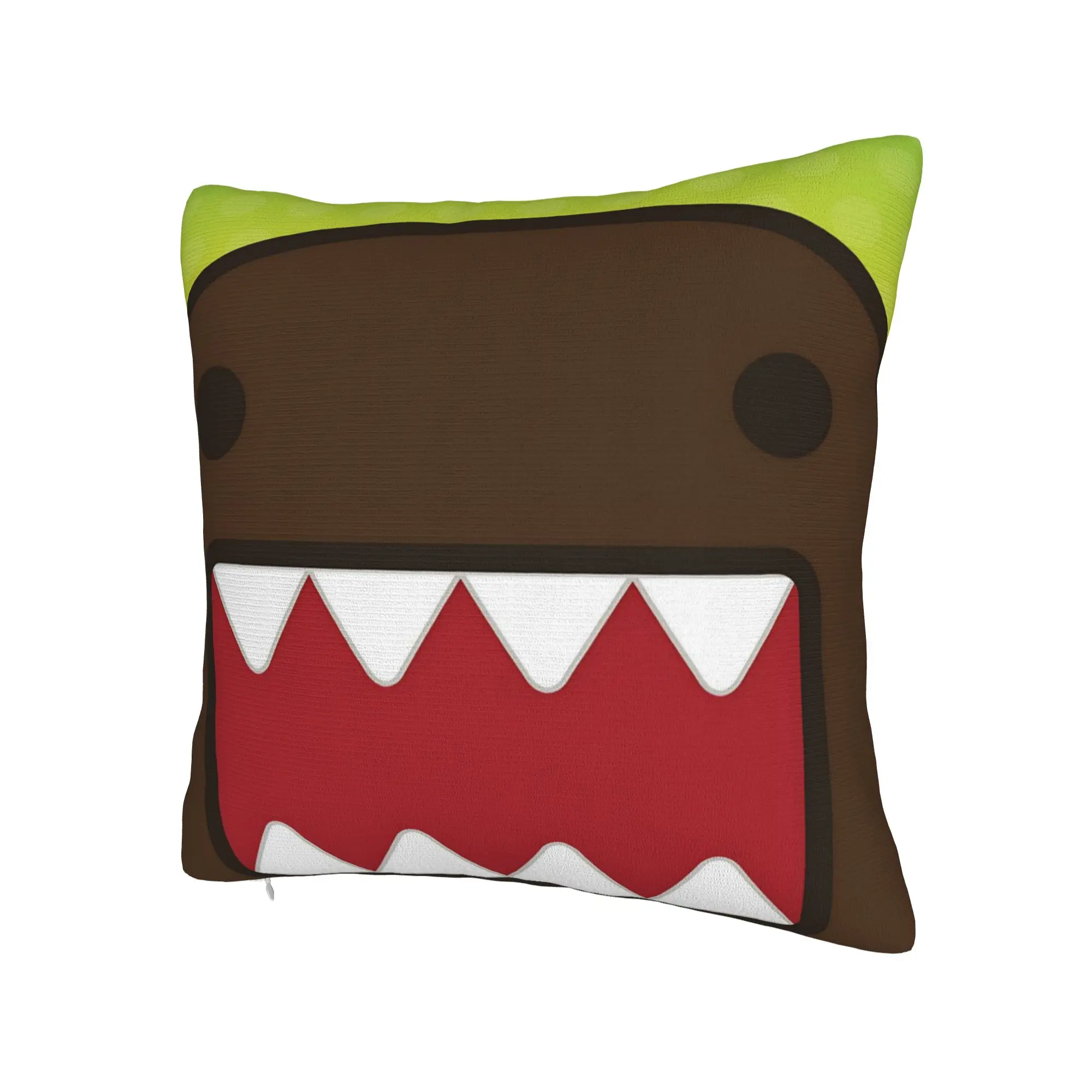 Domo Kun Pillowcase Merchandise Printing Cushion Cover Decorative  Pillow Case Cover Living Room Multi Size