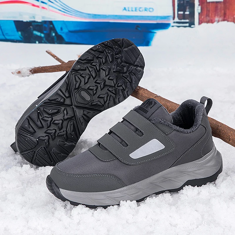 YRZL 2025 New Men's Winter Boots Thermal Waterproof Anti Slip Snow Boots Men Outdoor Warm Comfortable Non Slip Outdoor Shoes