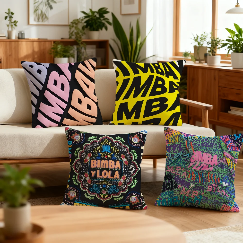 

Модный чехол для подушки B-Bimba Y L-Lola класса люкс, декоративный, для комнаты, автомобиля, дома, офиса, кофейни, дивана, с принтом, в скандинавском стиле, хит продаж