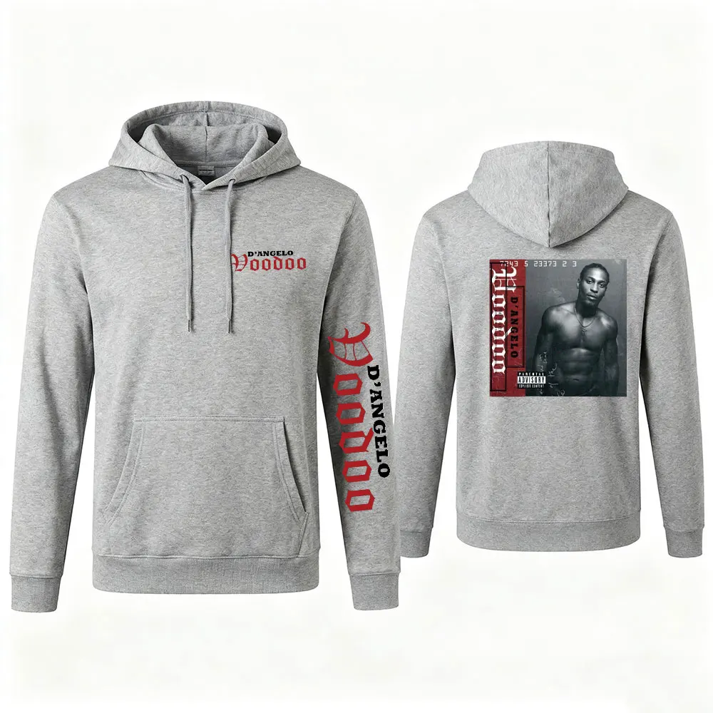 RIP تحية D'Angelo سأفتقد دائمًا. البني السكر الرجال النساء ملابس طويلة الأكمام الخريف هوديي مجموعة الرجال الملابس #3