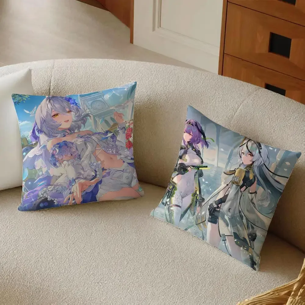 Futuristic Epic Snowbreak Containment Zone Cushion Cover Sofa Home Decor Living Room Accessory Holiday House Cushion Shell
