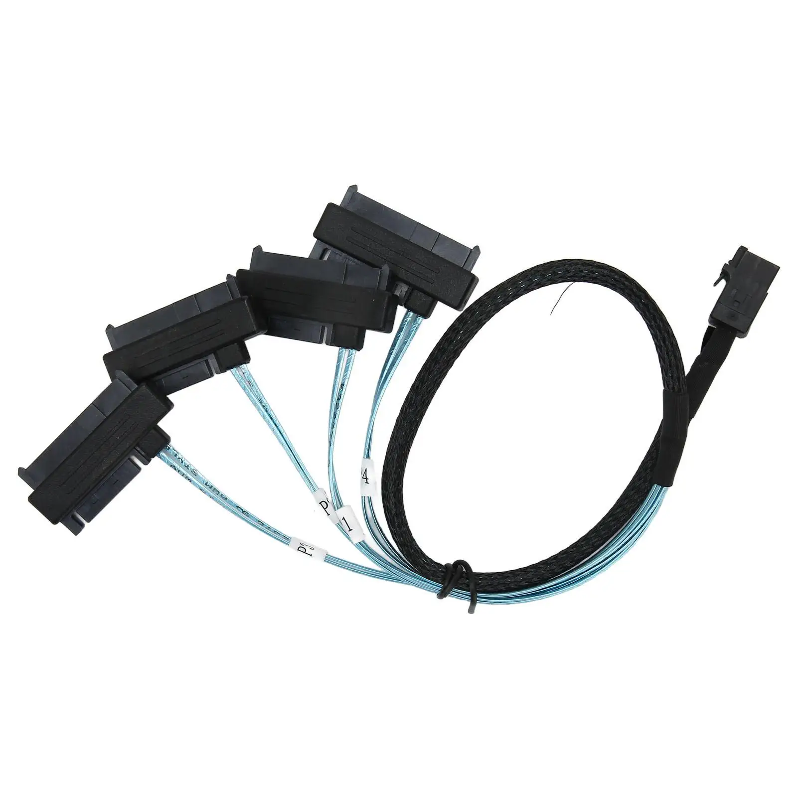 

Кабель SFF 8643–4 SAS 29P, 12 Гбит/с, высокоскоростной кабель SFF 8643 — SATA для серверных жестких дисков, 1,6 фута