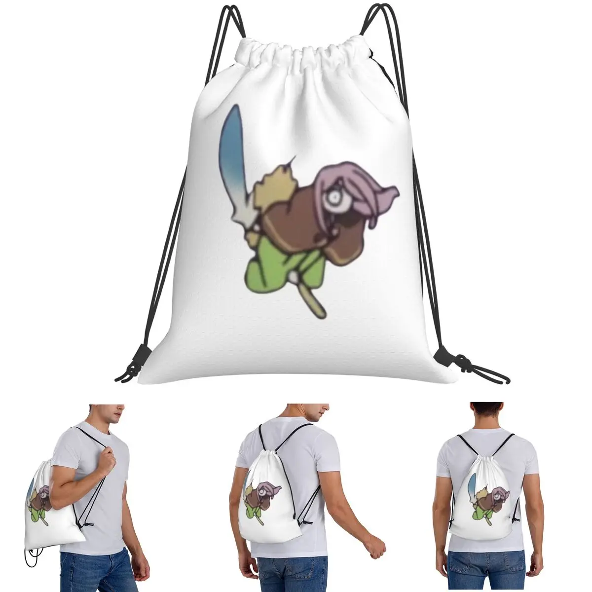 Mochilas Sucy Uh Oh LWA, bolsa deportiva multifunción con cordón y bolsillo, bolsas para libros para hombres, mujeres y estudiantes