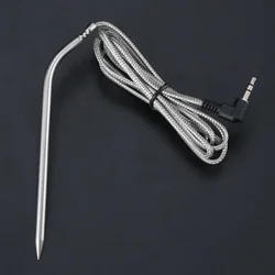 1pc BBQ High-Temperature Meat Probe CC-N01 14cm 5.5 Inch fit Camp Chef wood Pellet Grill 120cm Heat Wire 3.5mm Universal Adapter