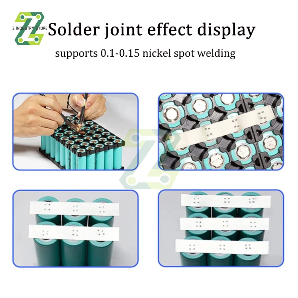 10M/Roll 18650 Li-ion Battery Nickel Sheet Plate Nickel Plated Steel Belt Strip Connector Spot Welding Machine Battery Welders