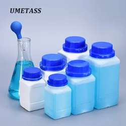 250ML/500ML/1000ML Empty HDPE Bottle with Inner Lid Food Grade Square Plastic Container for Liquid Lotion