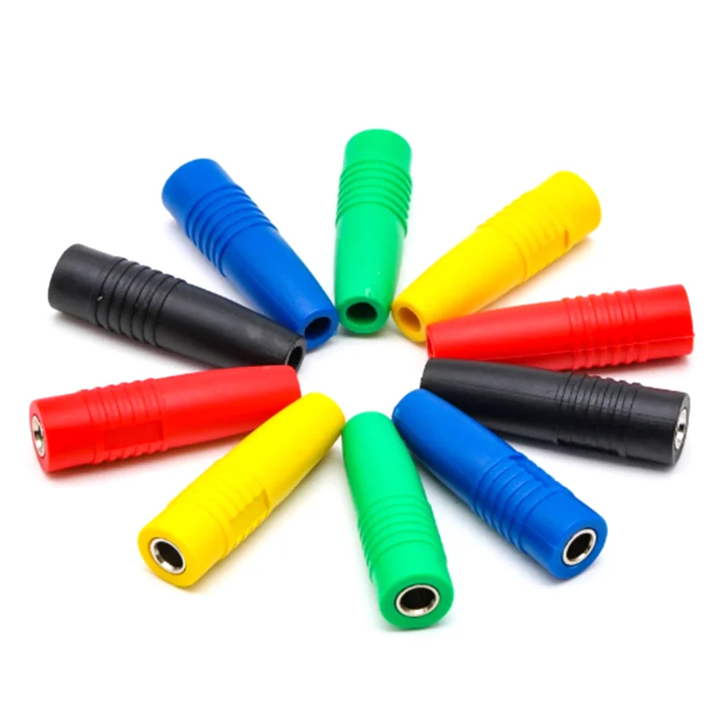 5Pcs 4mm Banana Socket Female Socket Welded Pure Copper Socket Can Be Inserted into 4mm Banana Plug