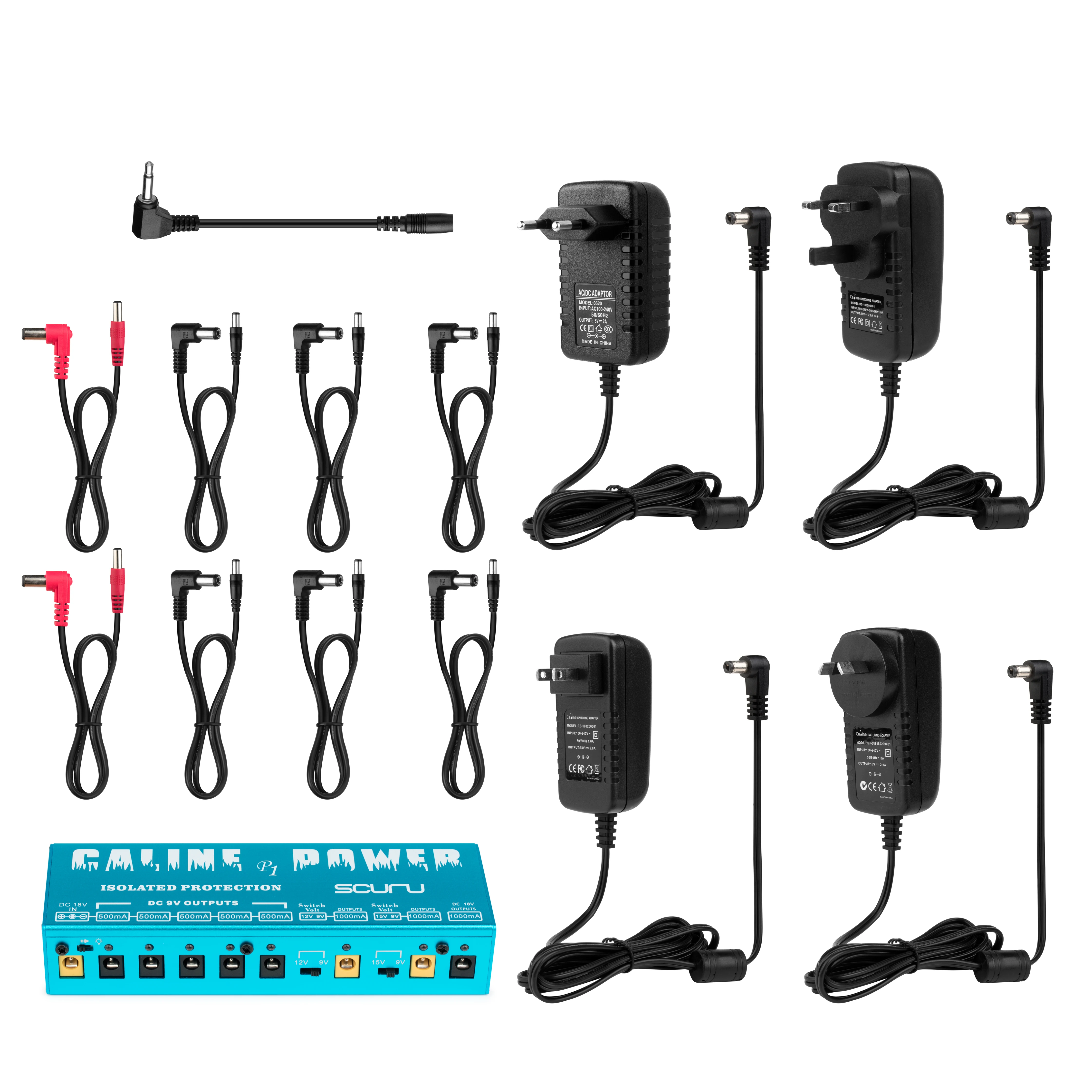 Caline P1 Guitar Effect Pedal Power Supply Stations Switching 8 Isolated DC Outlets 9V 12V 15V 18V - view 4