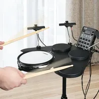 Lekato Cpd-1000 Usb/midi Electronic Drums-Connect Daw, Aux Input, Record Playing,Quiet Mesh Pads,10 Kits,Expandable Kick, Pedals