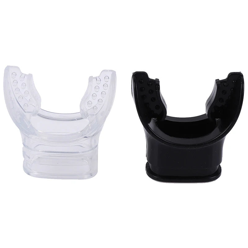 

[LA]Hot 2Pcs Soft Silicone Scuba Dive Breathing Tube Mouthpiece Snorkeling Regulator