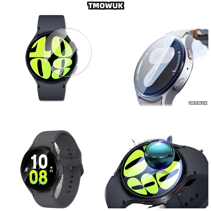 

Tempered Glass Screen Protector HD Anti - Scratch For Samsung Galaxy Watch6 Classic 40mm Watch7 Ultra FE 47 44 43mm