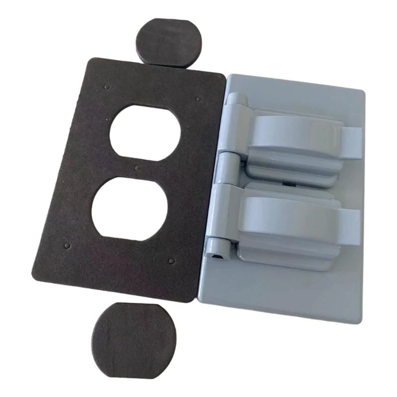 Multipurpose Weatherproof Horizontal Outlet Cover Gang Standard Size Use 601C