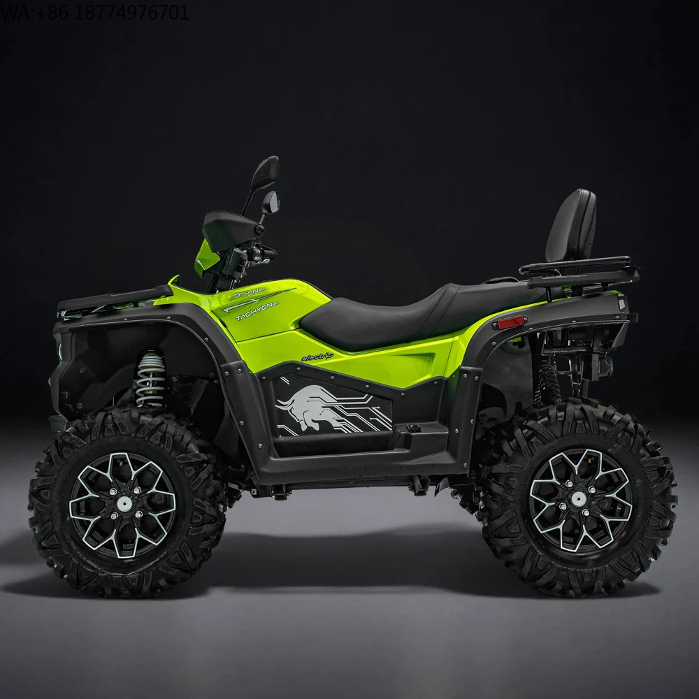 2025 New LIthium Battery Powered 5000W Motor Off Road Automatic 4WD Quad Bike Adult 4x4  ATV Electric with EEC EPA