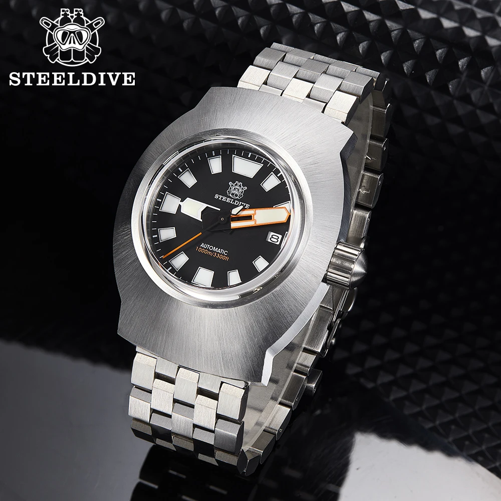 STEELDIVE Oficial SD1920 Nuevo en 2026 45mm BGW9 Luminoso Cristal de Zafiro Grueso 1000M Resistente al Agua NH35 Relojes de Buceo Automáticos para Hombre