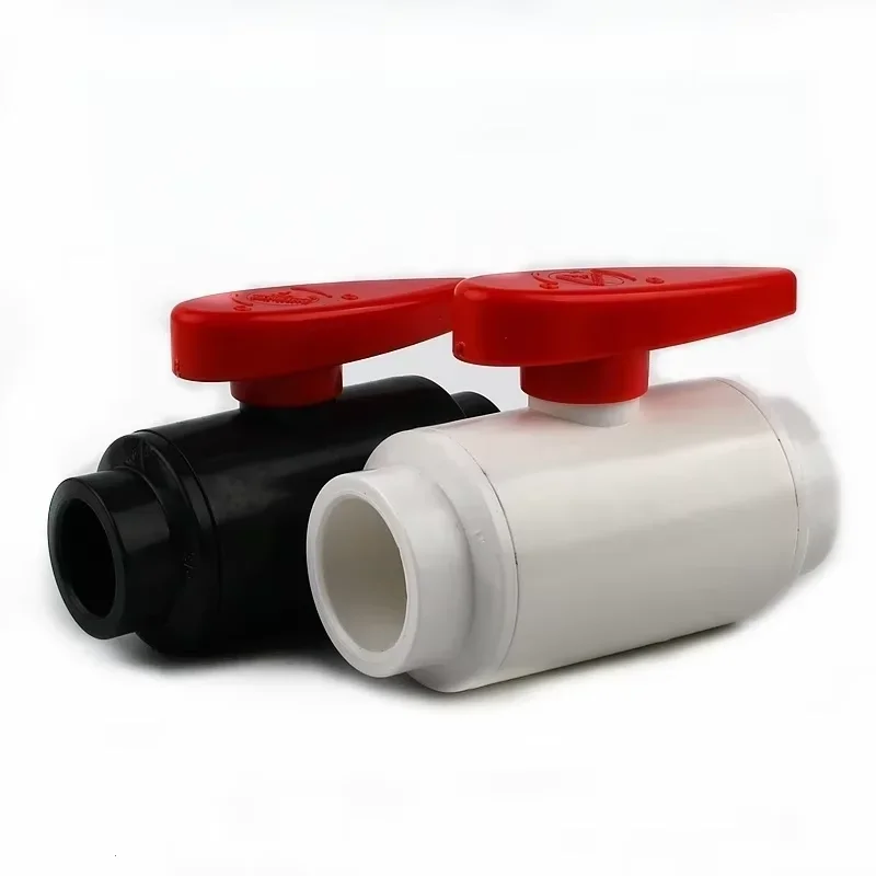 20~110mm PVC Pipe Ball Valve Garden Irrigation System Water Control Valve Aquarium Fish Tank Pipe Supply Drainage Switch Valve