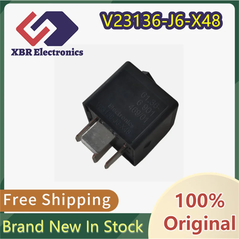 

(3/30 pieces) V23136-J6-X48 4-pin 61.36 6 901 12VDC normally open DC12V Brand new genuine product In stock Free shipping