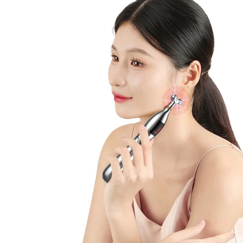 Meridian Massage Stick Five-head Acupuncture Pen Laser Massage Electrode Meridian Pen Pulse Stimulation Simulated Human Massage