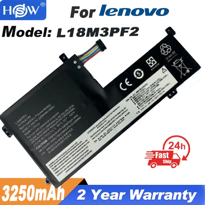 

L18M3PF2 Laptop Battery For Lenovo IdeaPad L340 L340-15API L340-15IWL L18D3PF1 L18L3PF1 L18C3PF2 11.25V 36WH