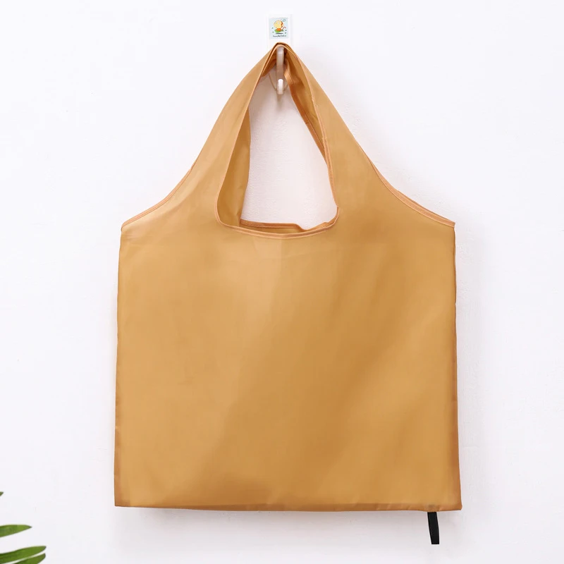 Foldable Shopping Bag Reusable Travel Grocery Bag Eco-Friendly One Shoulder Handbag For Travel Cartoon Cactus Printing Tote Bag