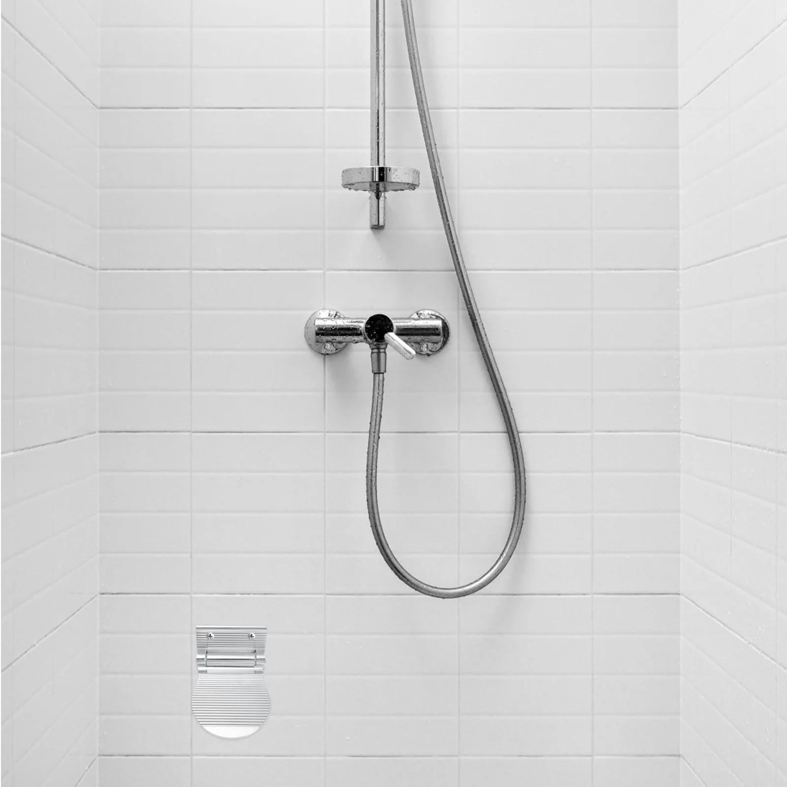 

1 комплект, подставка для ног из нержавеющей стали, нескользящая педаль для ванной комнаты, поддержка купания для беременных, пожилых людей, домашняя подставка для ног для душа, безопасность