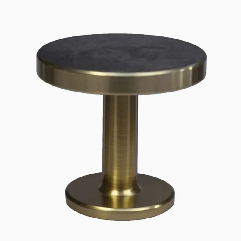 

CNC turning brass/copper alloy small coffee table Modern light luxury side table furniture