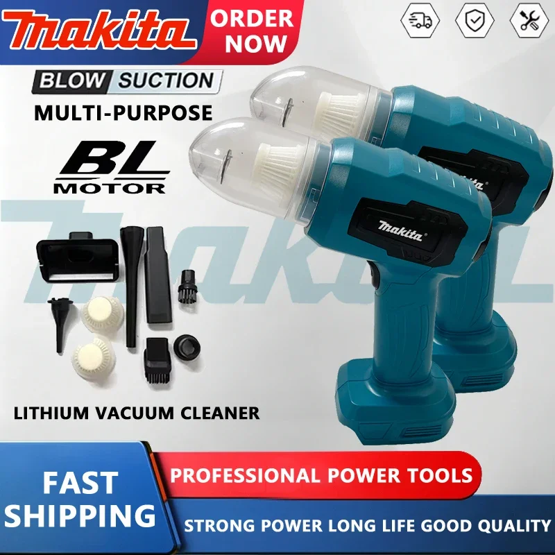 

Makita Mini Handheld Car Vacuum Cleaner 100ML Cordless Portable Vacuum Keyboard Car Cleaning Tools For Makita 18v Battery