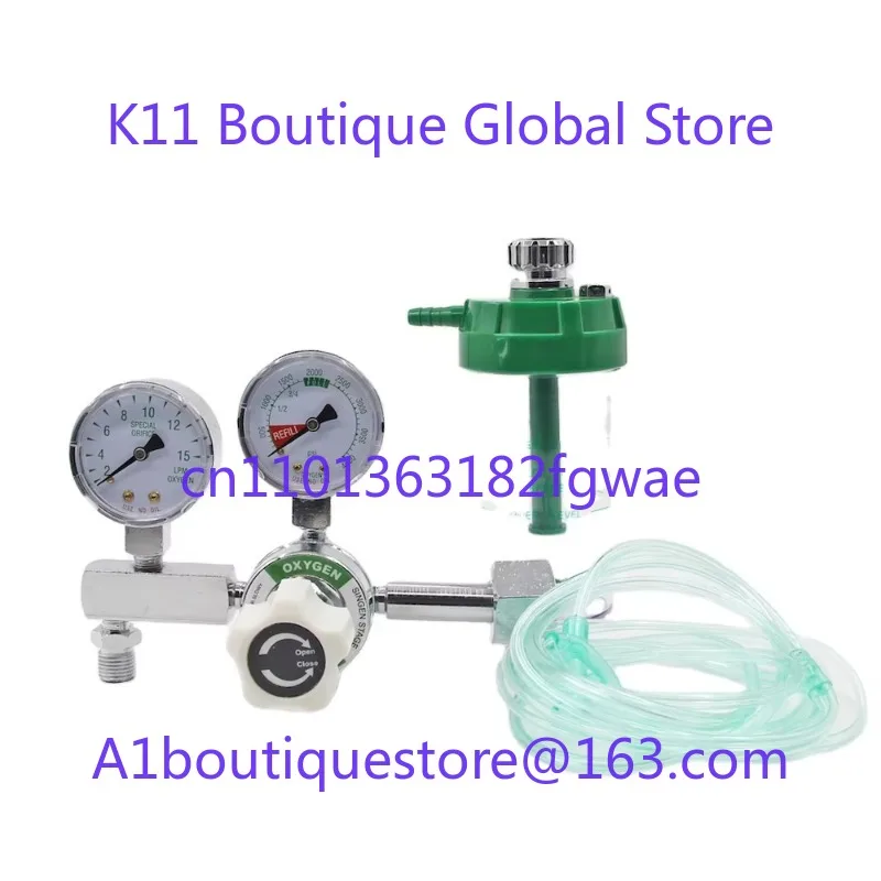 

SR0200M High Pressure Medical Brass Body Cylinder Pressure Regulator Double Meter Oxygen Gas Regulator