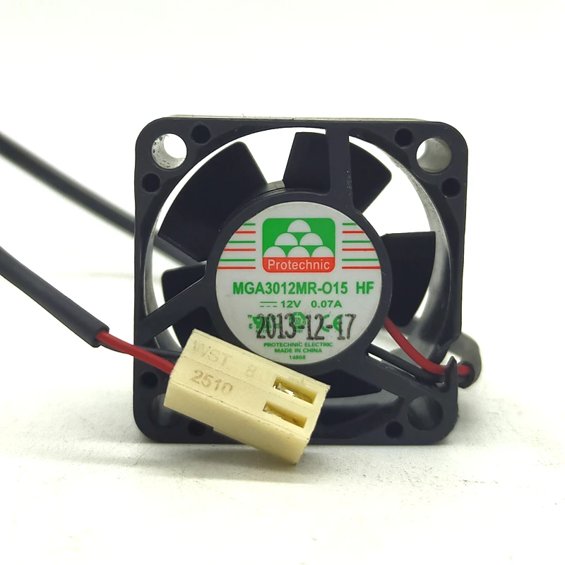 New Original MGA3012MR-O15 DC12V 0.07A 30x30x15MM 3cm 2Lines Cooling fan