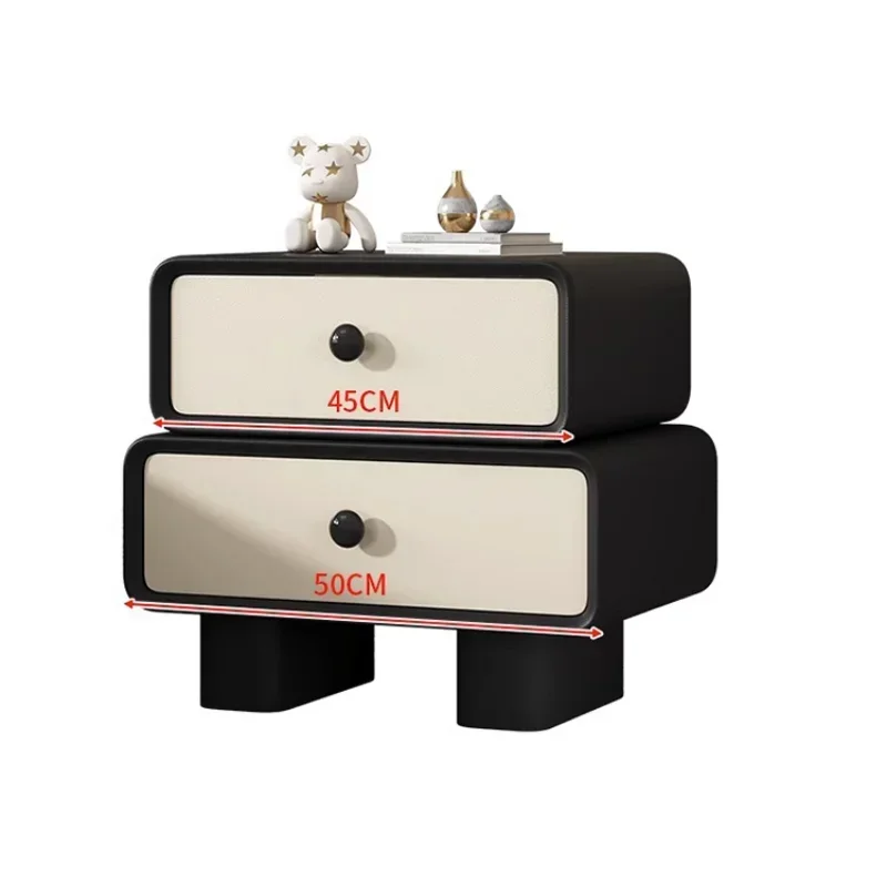 

Nordic Nightstand Bedside Solid Wood Bedroom Nightstand Modern Maximalist Storage Trendy Muebles Para El Hogar Bedroom Furniture