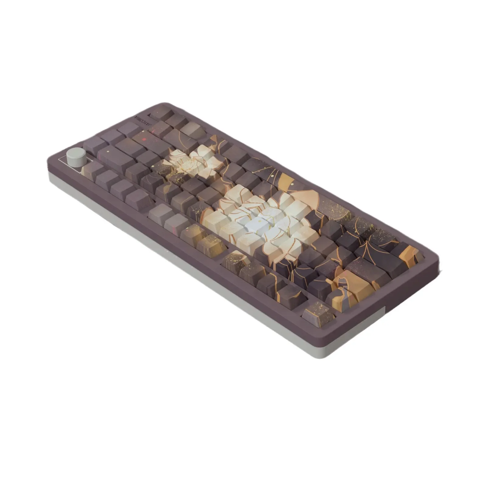 جذر اللوتس الجانب الأصلي النقش لونين حقن صب الساخن التسامي الجانب النقش نقل الضوء keycap PBT mate