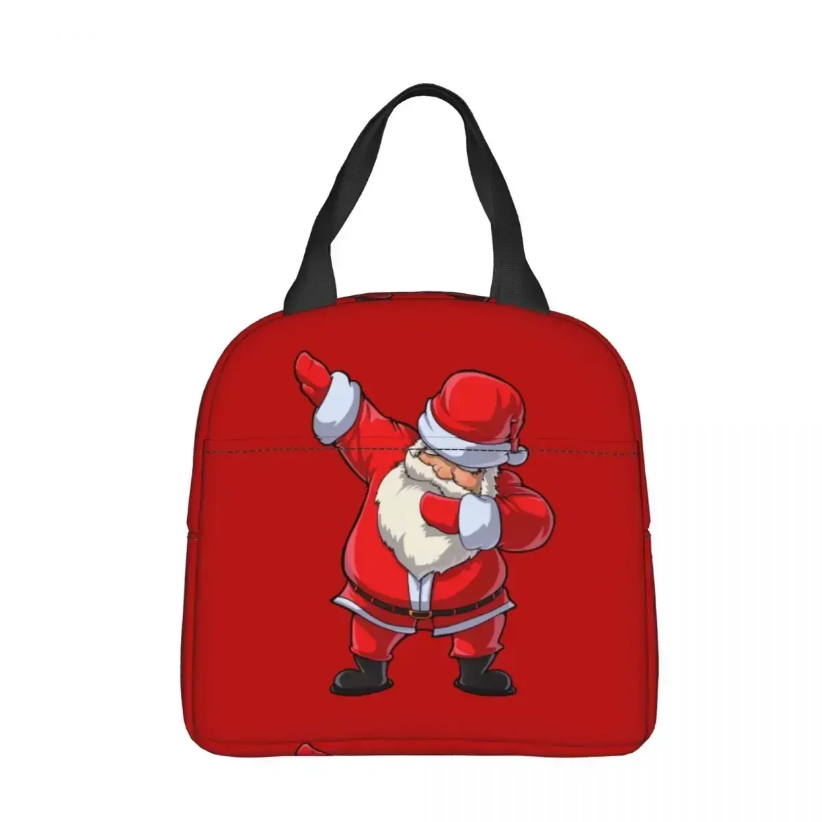 Dabbing Christmas Xmas Insulated Lunch Bags Cooler Bag Lunch Container Large Lunch Box Tote Food Handbags Beach Outdoor