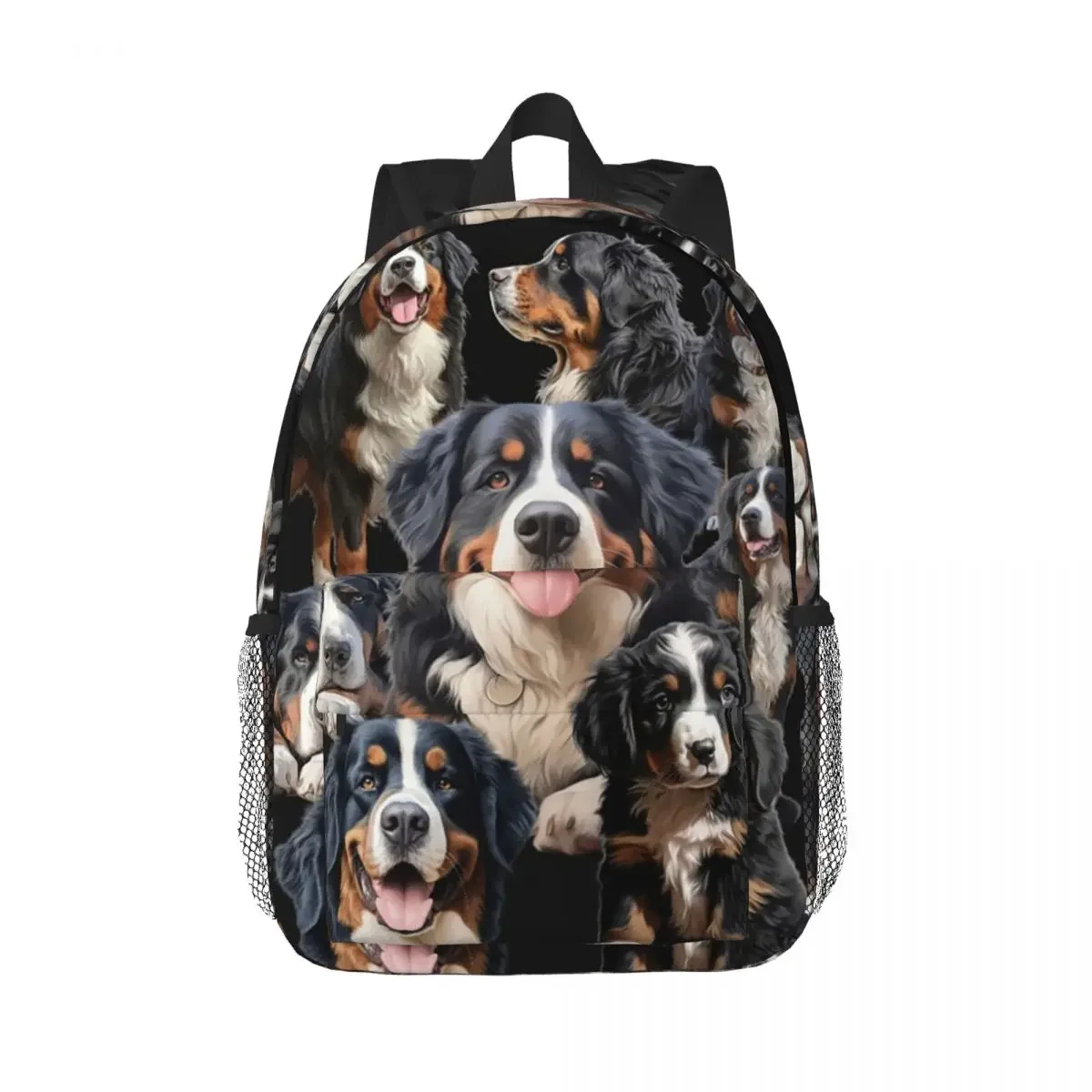 Bernese Mountain Dog Plecaki Chłopcy Dziewczęta Bookbag Moda Dzieci Torby szkolne Plecak na laptopa Torba na ramię o dużej pojemności