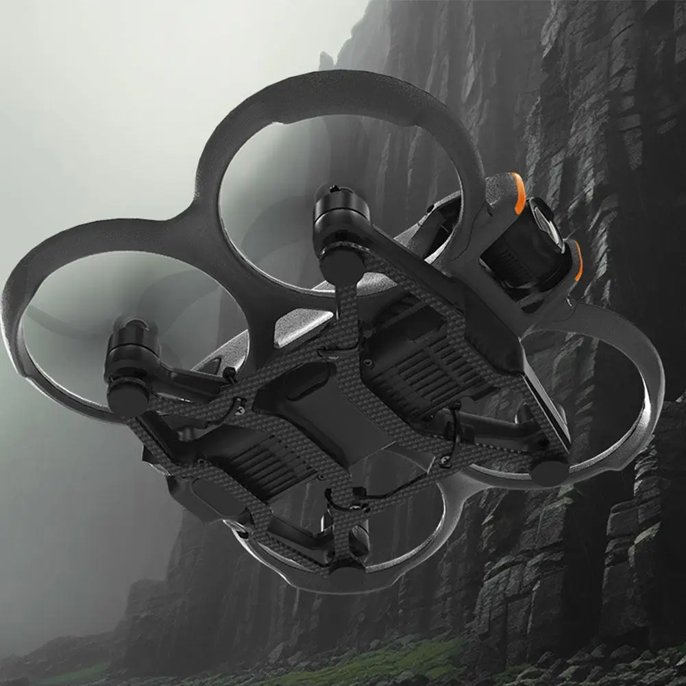 مصد مضاد للتصادم من ألياف الكربون لـ DJI Avata 2 مصد خفيف الوزن للحماية من الصدمات Avata2 Drone Guard Accesso V3W8