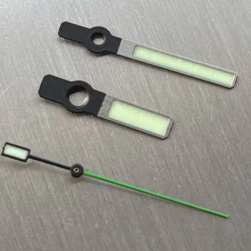 Watch Modify Parts SBBN/SKX007 Vintage Style Green Luminous Watch Hand Suitable For NH35/36 Automatic Movement