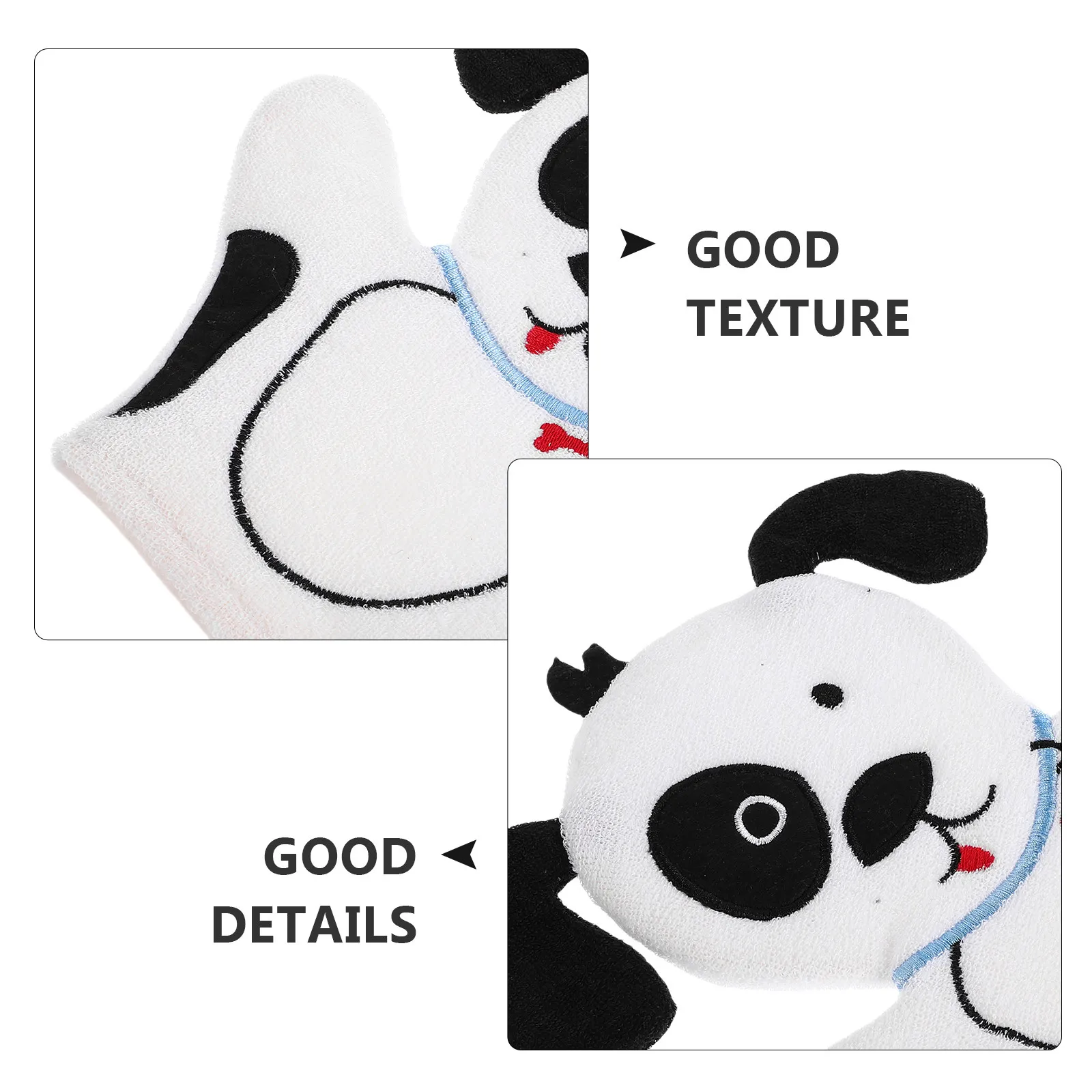 Cartoon Scrubbing Glove for Kids Adorable Soft Bath Glove Toddler Deep Exfoliator Body Cleaning Essential Kawaii Patches