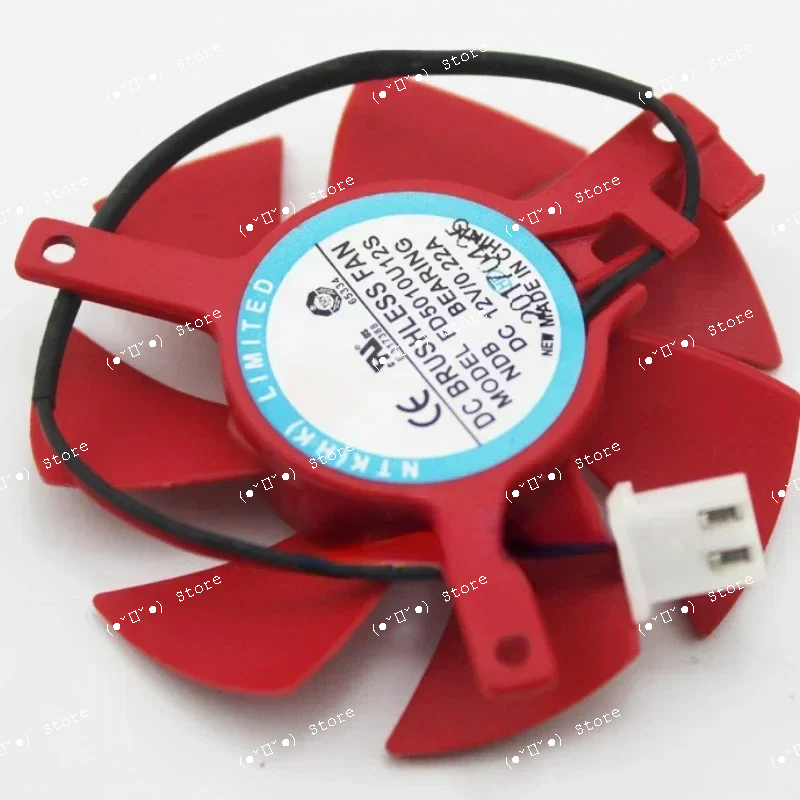 

brushless cooling fan fd5010u12s 12v 0.22a cooling fan hole pitch 3.9cm diameter 4.7cm