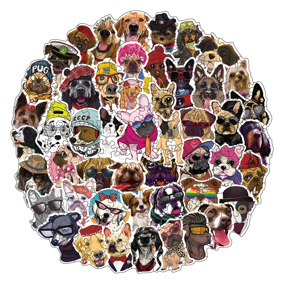 

Деревянный пазл для собак, уникальные деревянные головоломки для взрослых, подарок для семьи, домашний декор