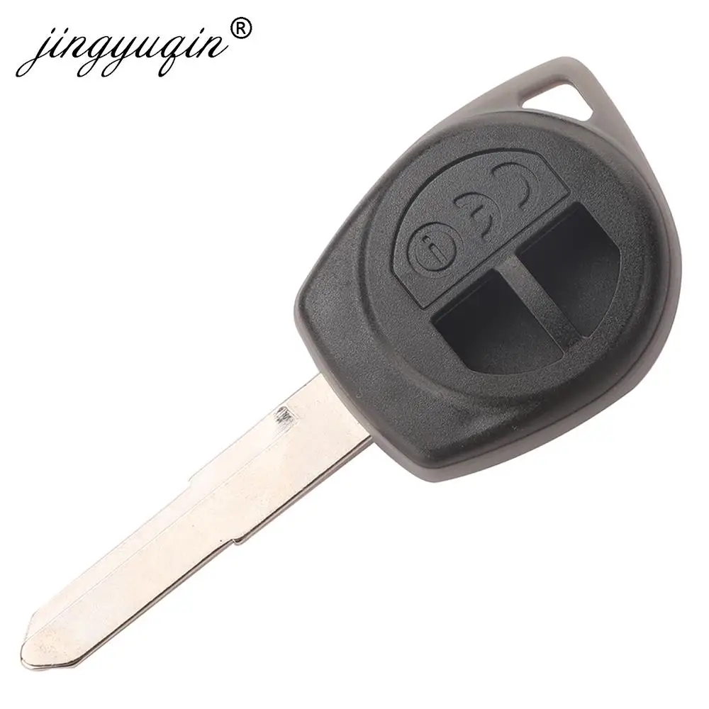 jingyuqin New 2Buttons Car Key Big Housing Shell for Suzuki Alivio Dzire Ertiga Jimny Swift S-Cross SX4 Vitara Auto Key Fob Case