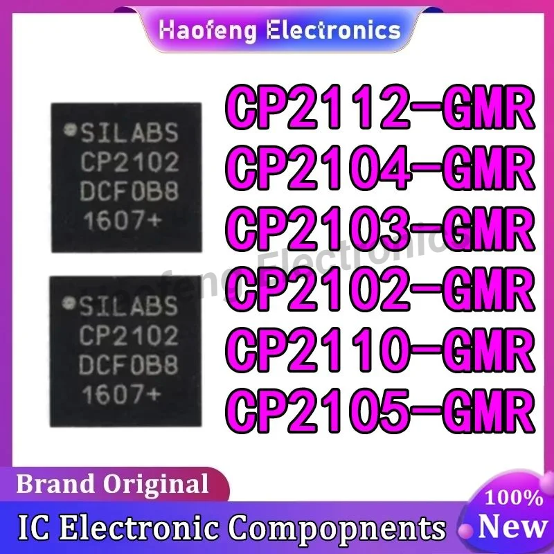 CP2102-GMR CP2103-GMR CP2104-GMR CP2105-GMR CP2110-GMR CP2112-GMR CP2102 CP2103 CP2104 CP2105 CP2110 CP2112 IC Chip QFN in stock