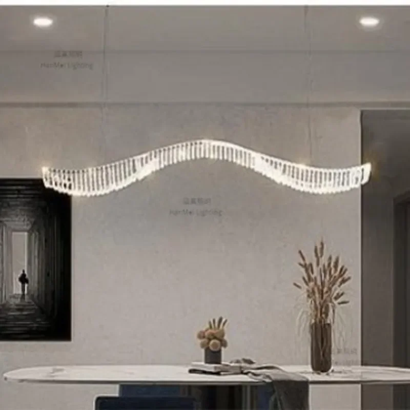 for Modern Light Luxury Crystal Chandelier for Italian Restaurant Bar Cross-border Lighting Fixture