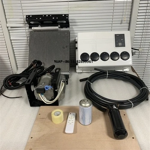 New 12V Split Parking Air Conditioner for Truck & RV Mobile AC with R-134A Refrigerant and Cooling Compressor Cooling Fan
