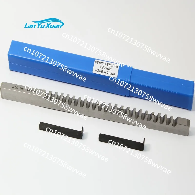 

8mm C HSS Keyway Broach Push Type Metric High Speed Steel Keyway Cutting Broaching Tools for CNC Router Metric Size Broaches